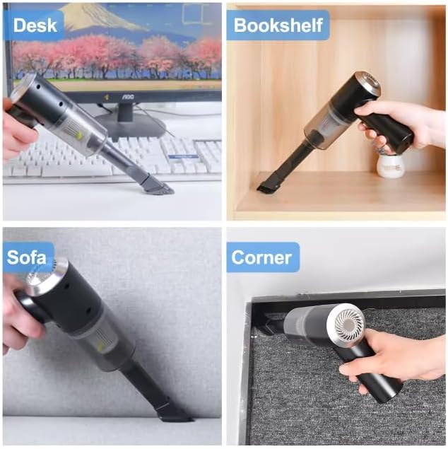 3 in 1 Vacuum Cleaner Powerful, Portable & Quick Cleanups