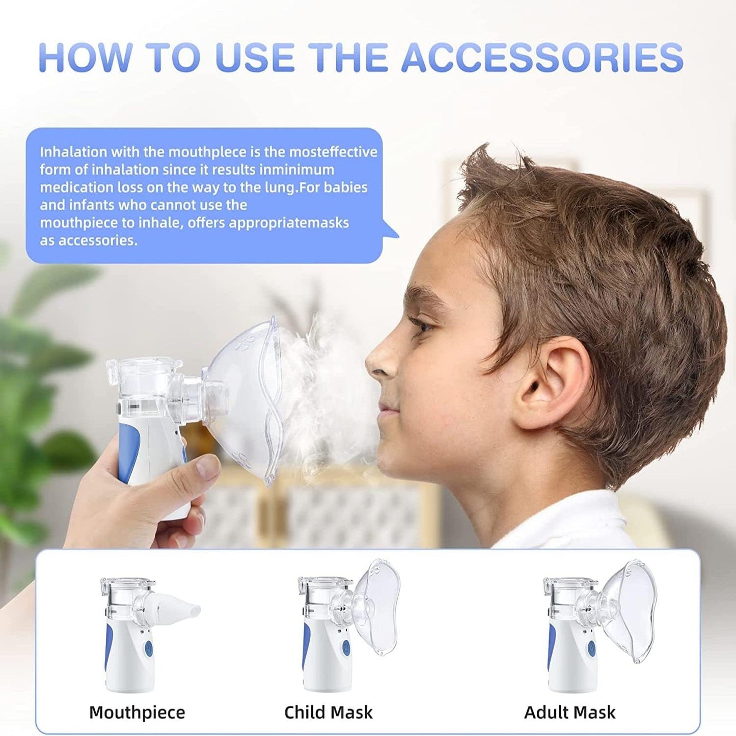 Portable Mesh Nebulizer – Silent, Efficient & Quick Relief