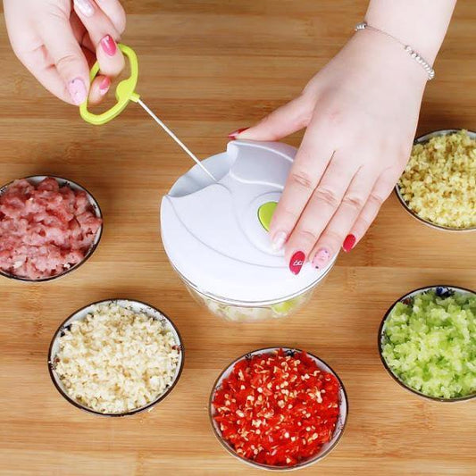 Manual Vegetable Chopper Kitchen Speedy Chopper Garlic Cutter