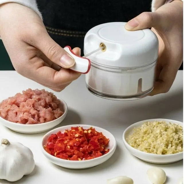 Manual Vegetable Chopper Kitchen Speedy Chopper Garlic Cutter